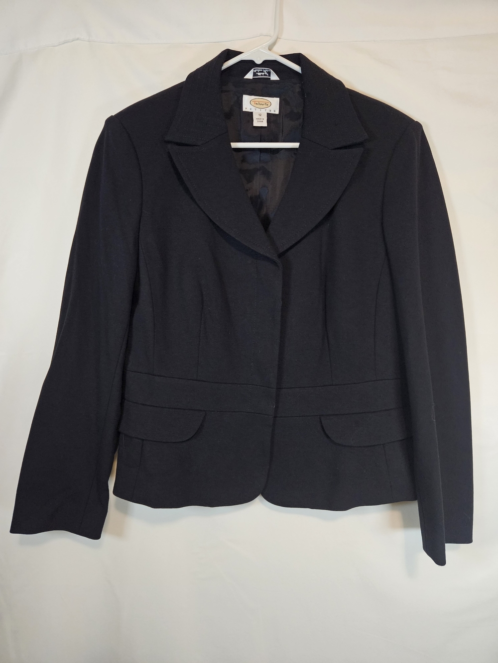 Talbots Black Women's Tailored Blazer Jacket